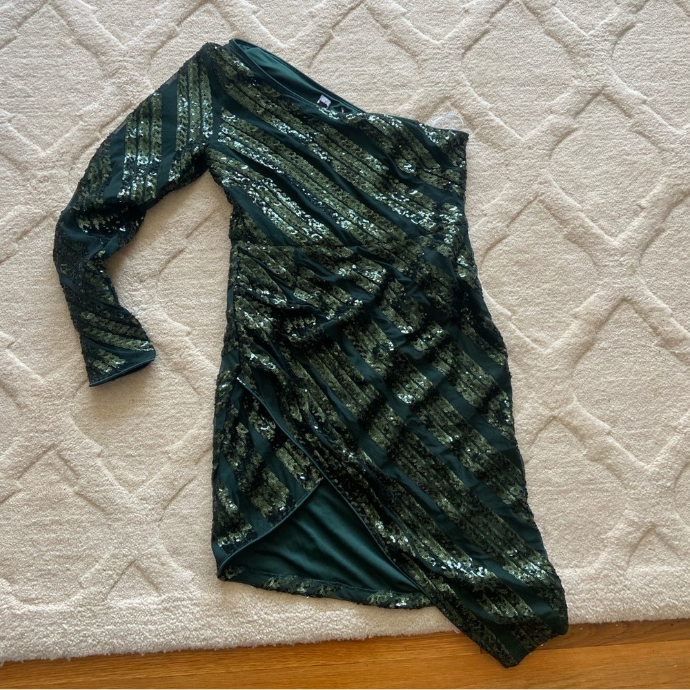 Lulus Rendezvous With You dark green dress - Picture 7 of 12